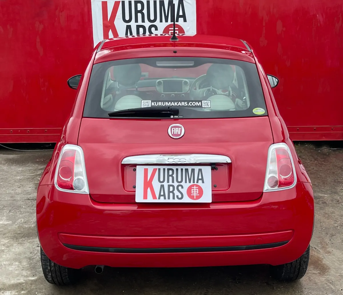 Fiat 500 Hatchback, Petrol, 2016, Red