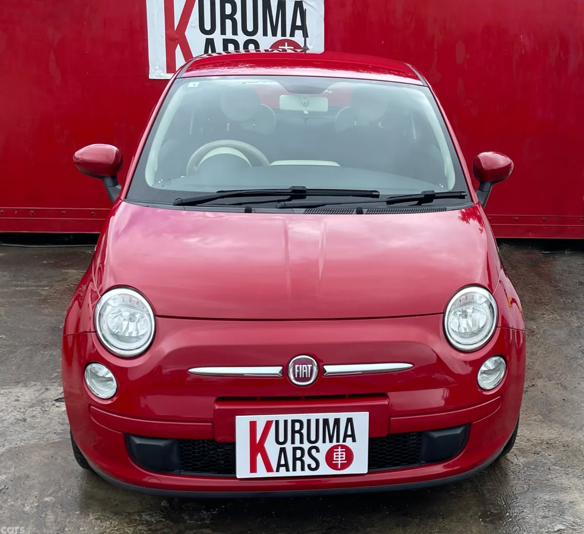 Fiat 500 Hatchback, Petrol, 2016, Red