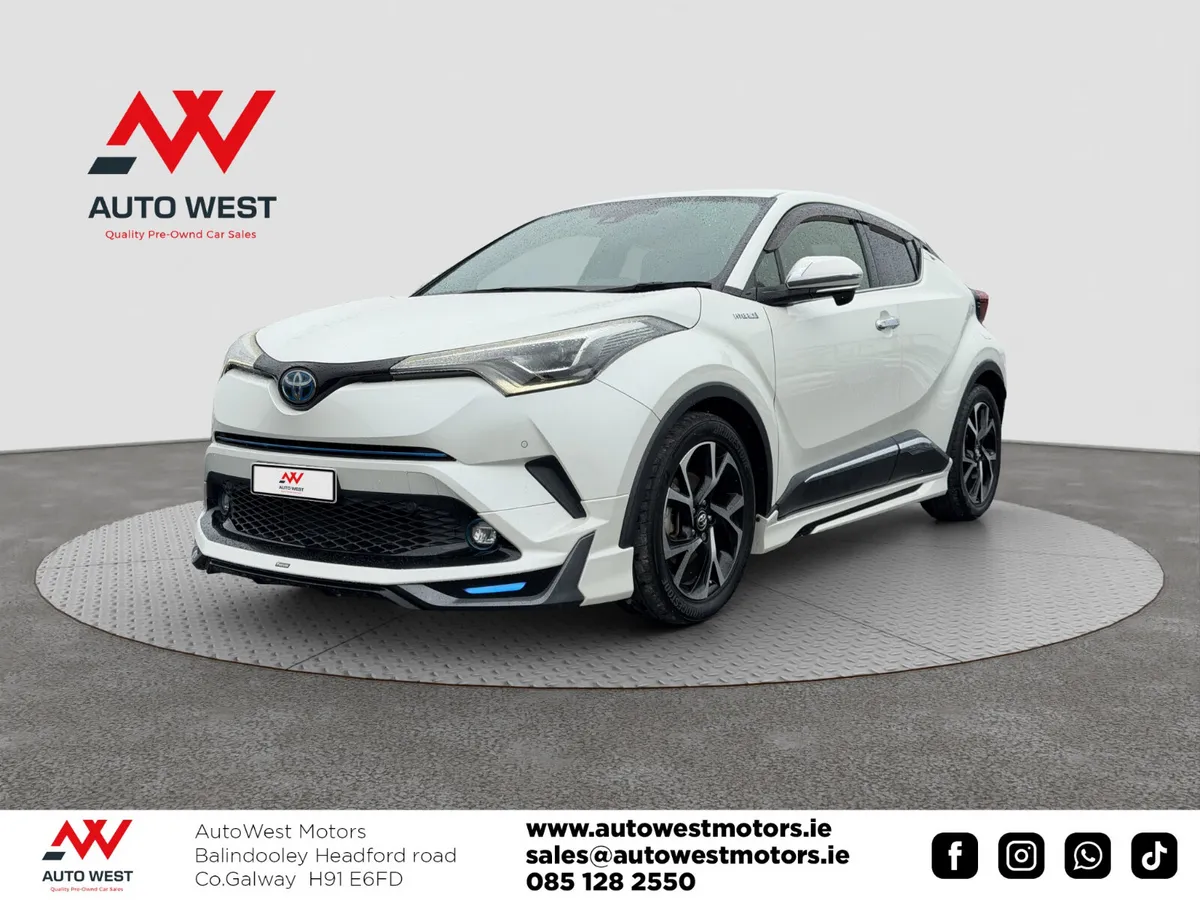 Toyota C-HR SUV, Petrol Hybrid, 2018, White