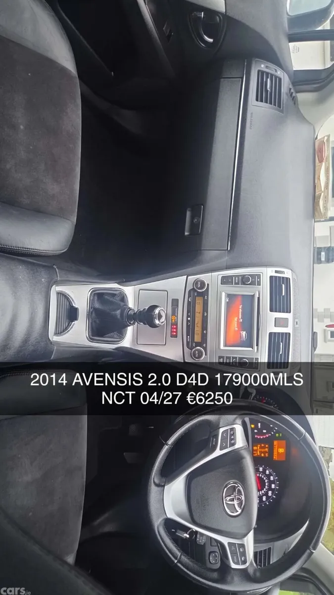 Toyota Avensis Saloon, Diesel, 2014, White