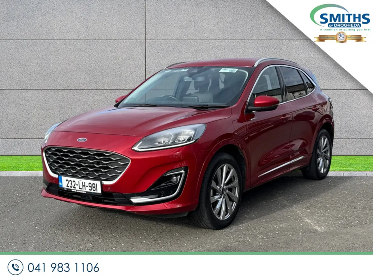 Ford Kuga MPV, Petrol Plug-in Hybrid, 2023, Red