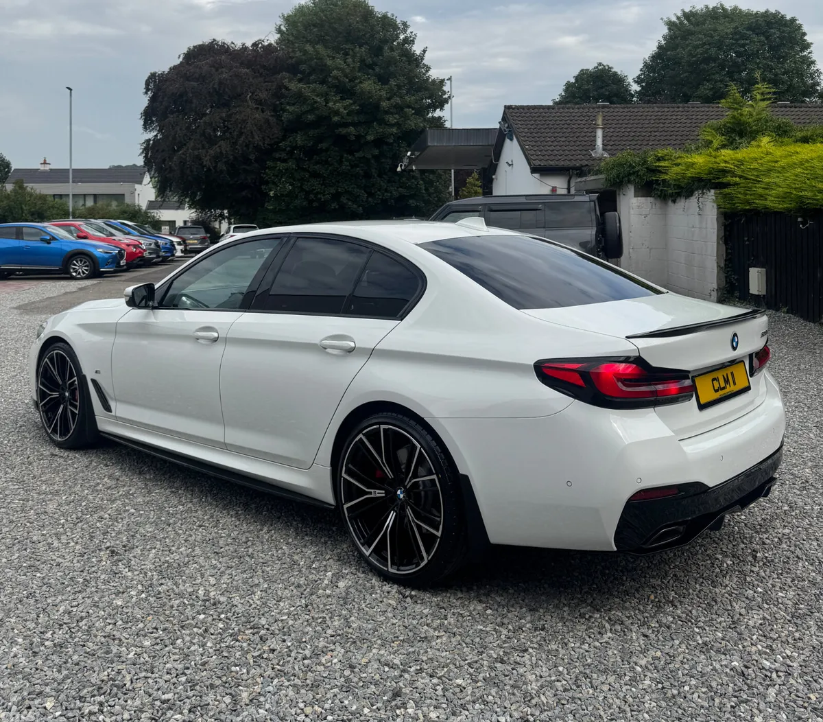 BMW 5-Series Saloon, Diesel Hybrid, 2021, White