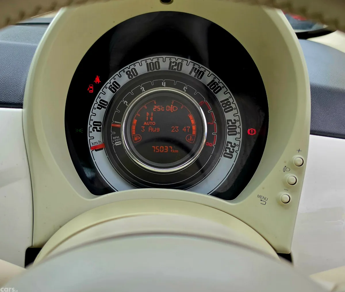 Fiat 500 Hatchback, Petrol, 2017, White