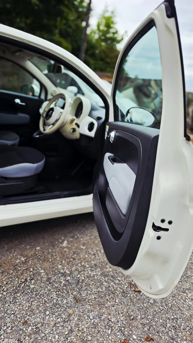 Fiat 500 Hatchback, Petrol, 2017, White