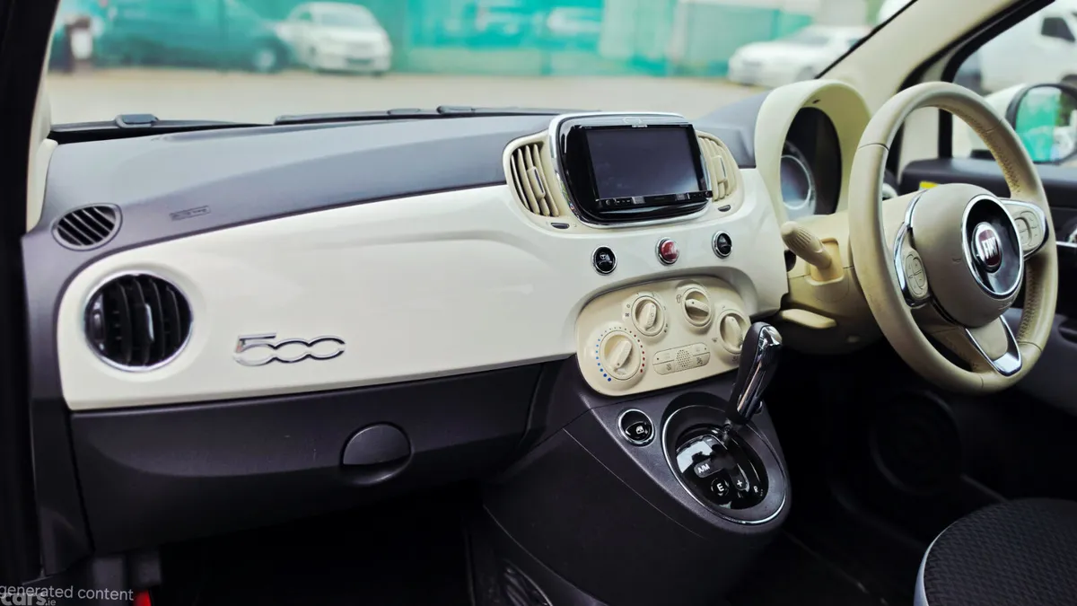 Fiat 500 Hatchback, Petrol, 2017, White
