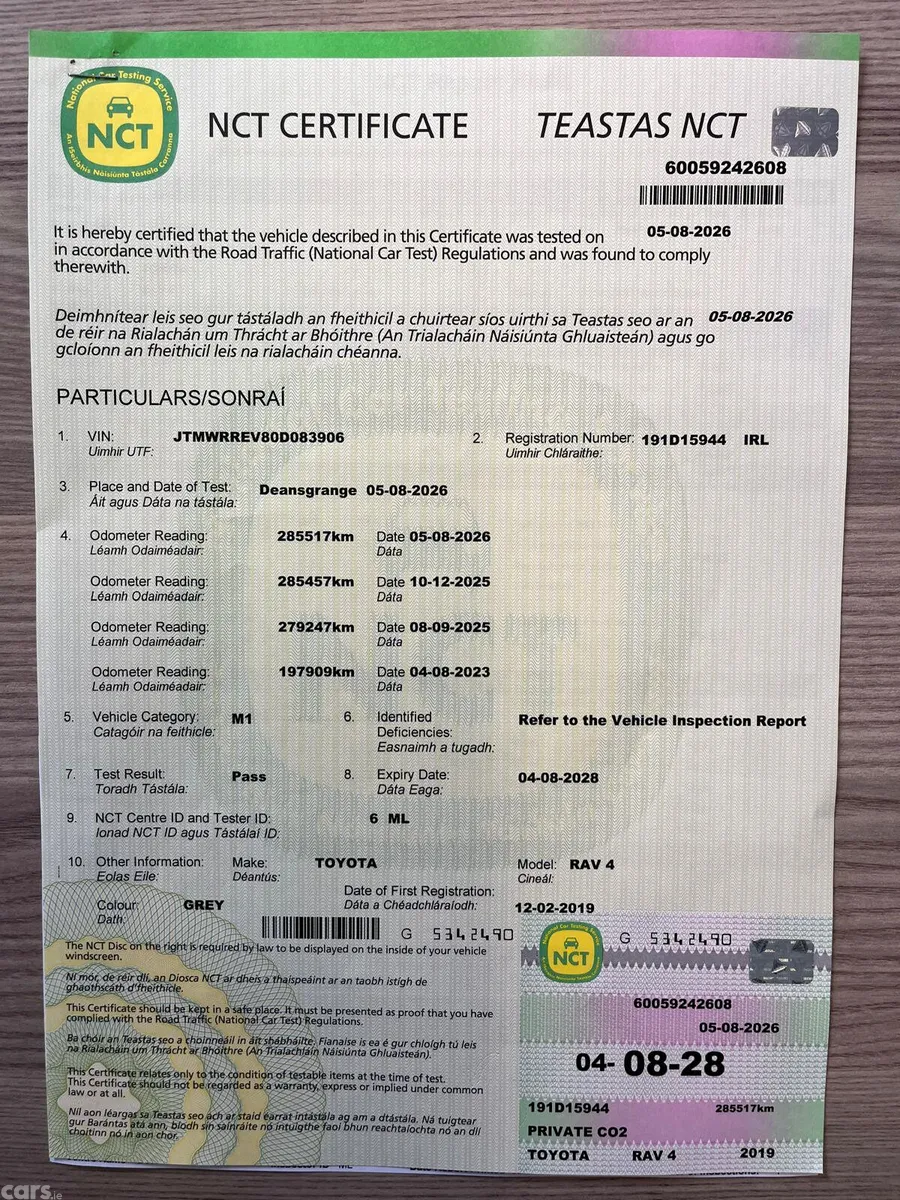 Toyota RAV4 SUV, Petrol Hybrid, 2019, Grey