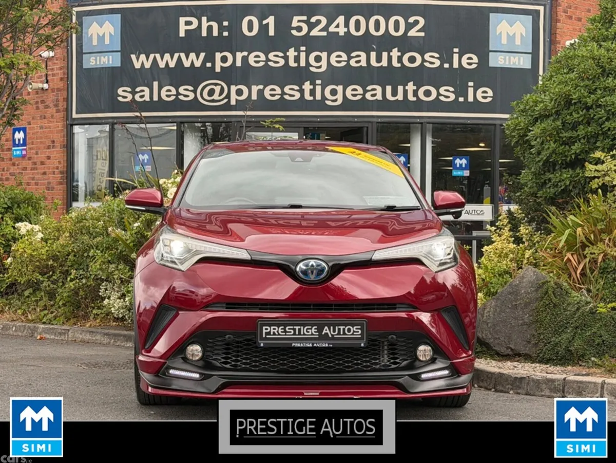 Toyota C-HR Hatchback, Petrol Hybrid, 2017, Red