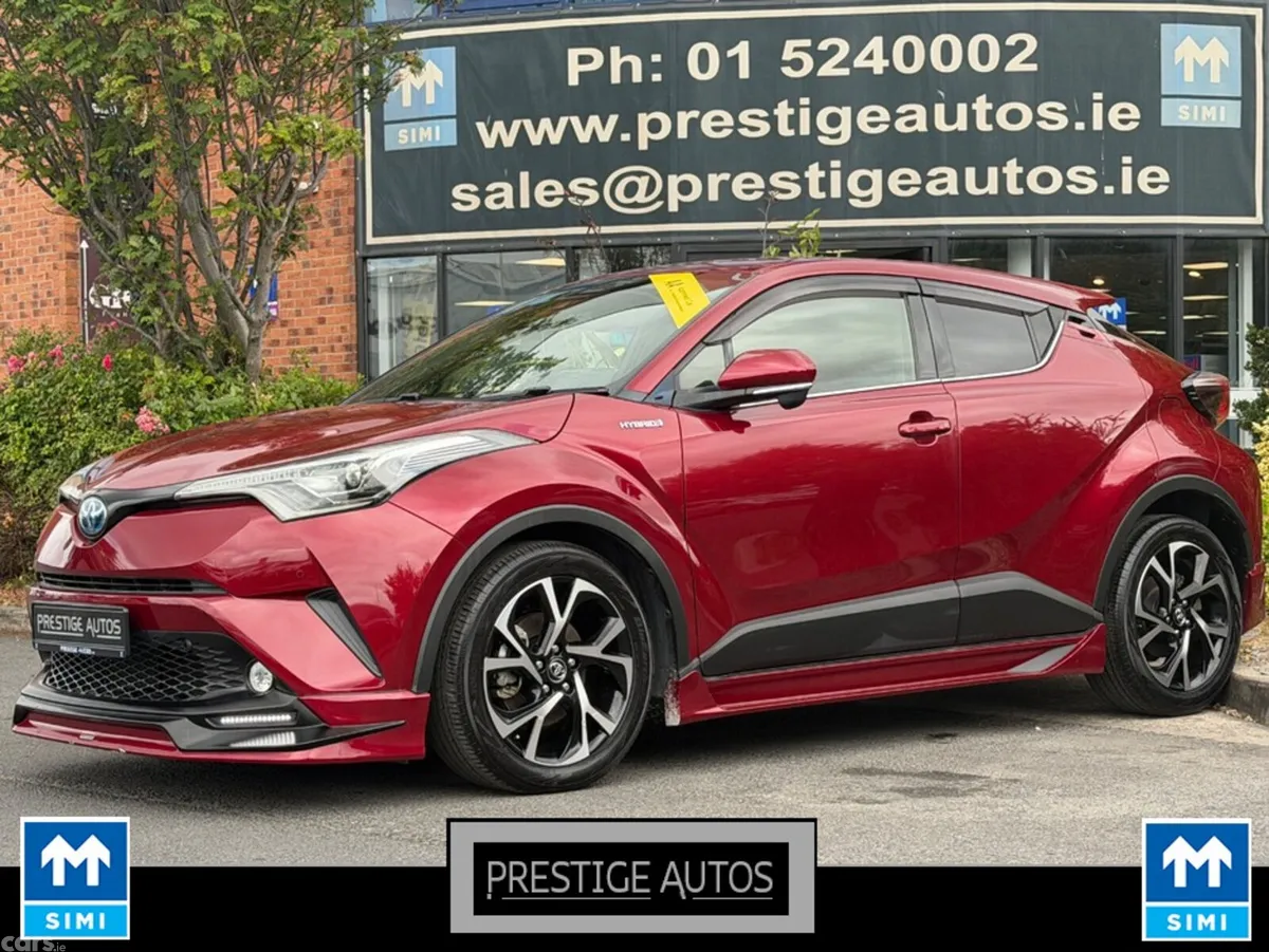Toyota C-HR Hatchback, Petrol Hybrid, 2017, Red