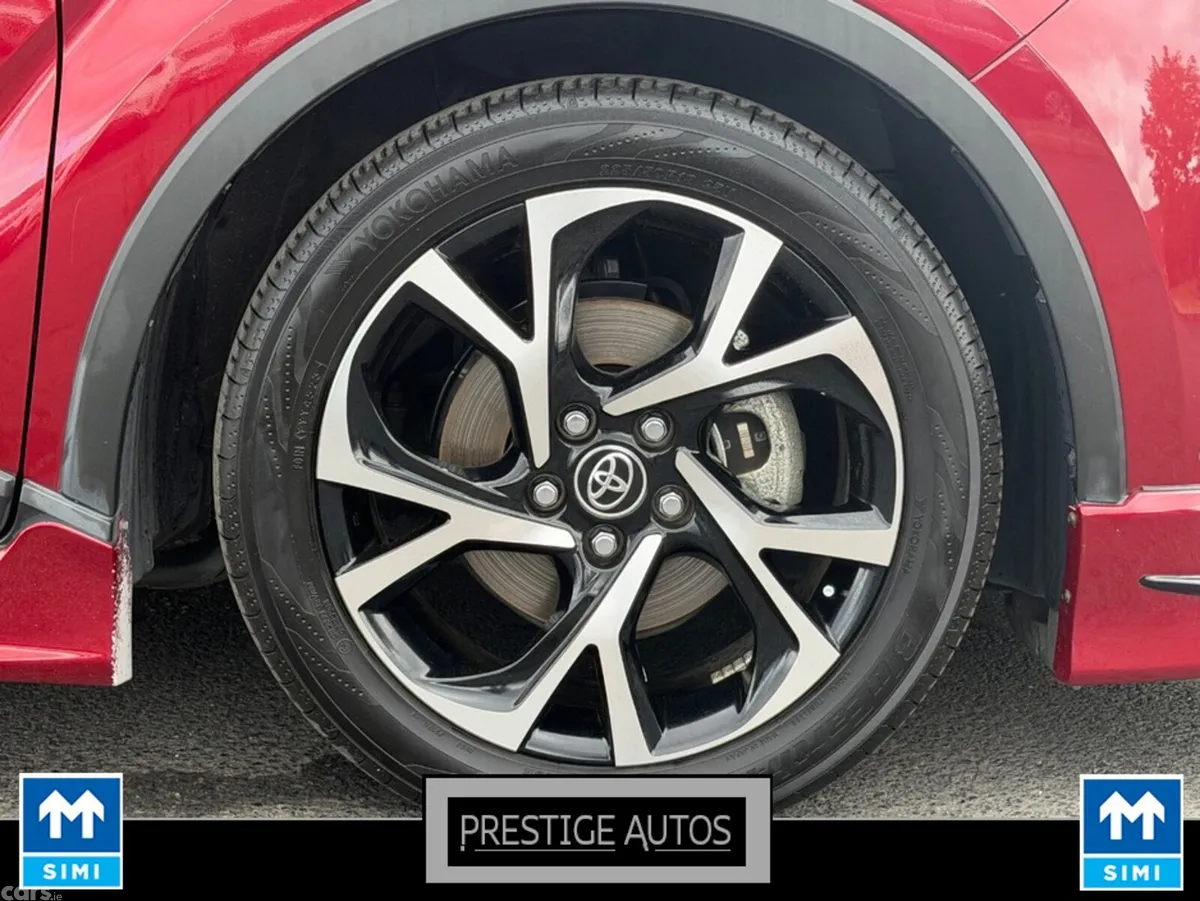 Toyota C-HR Hatchback, Petrol Hybrid, 2017, Red