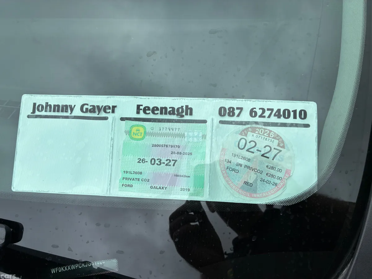 Ford Galaxy MPV, Diesel, 2019, Red