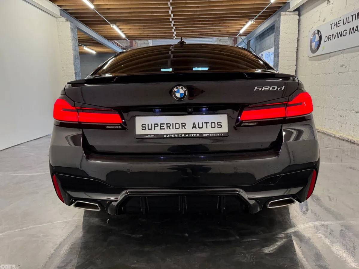 BMW 5-Series Saloon, Diesel Hybrid, 2021, Black