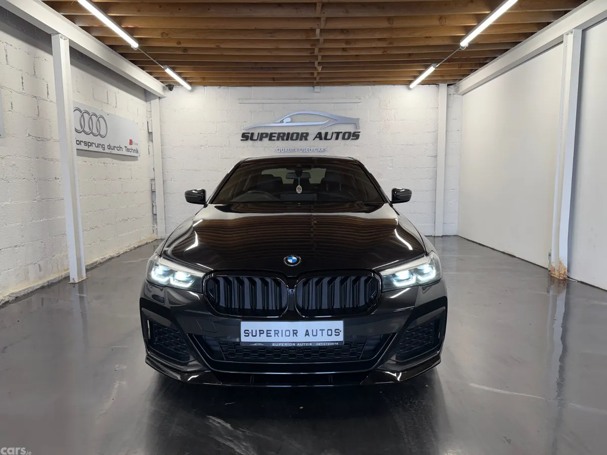 BMW 5-Series Saloon, Diesel Hybrid, 2021, Black