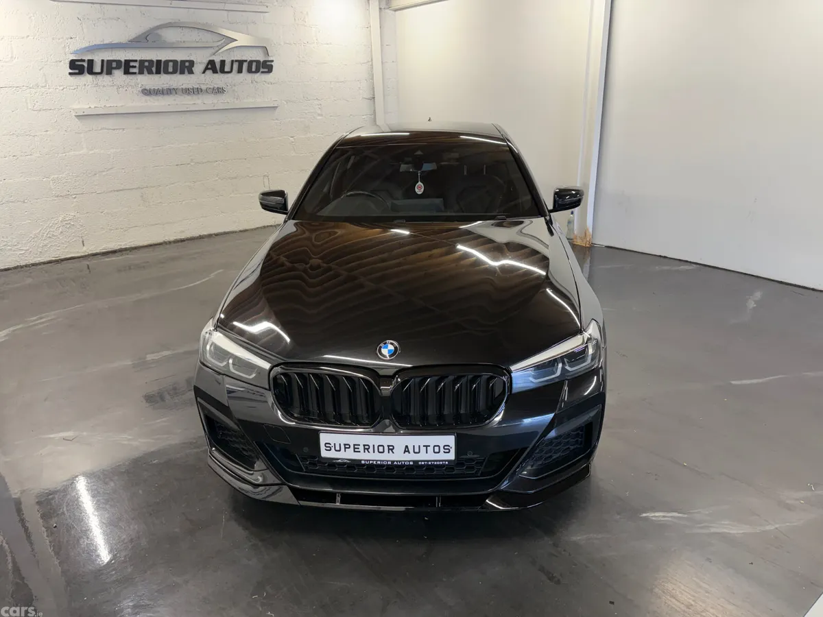 BMW 5-Series Saloon, Diesel Hybrid, 2021, Black