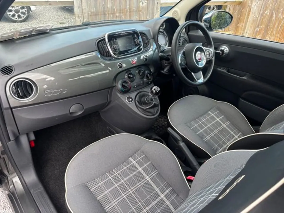 Fiat 500 Hatchback, Petrol, 2017, Grey