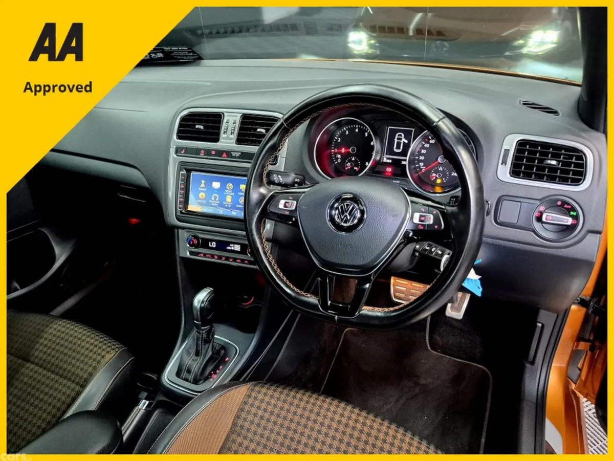 Volkswagen Polo Hatchback, Petrol, 2017, Orange