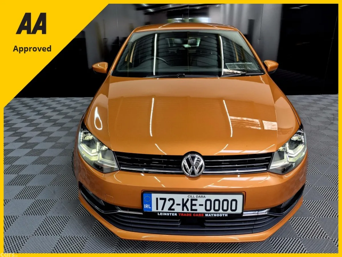 Volkswagen Polo Hatchback, Petrol, 2017, Orange