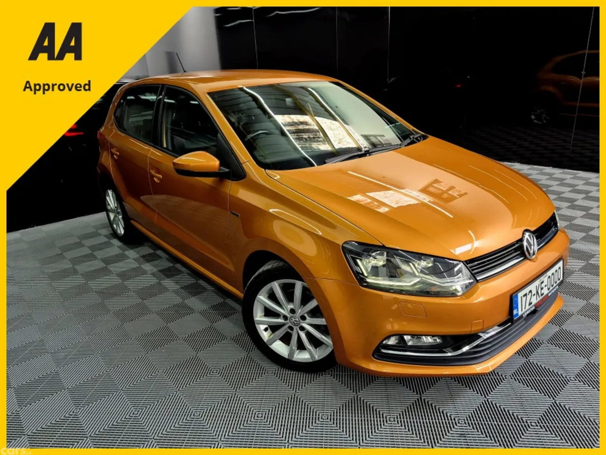 Volkswagen Polo Hatchback, Petrol, 2017, Orange