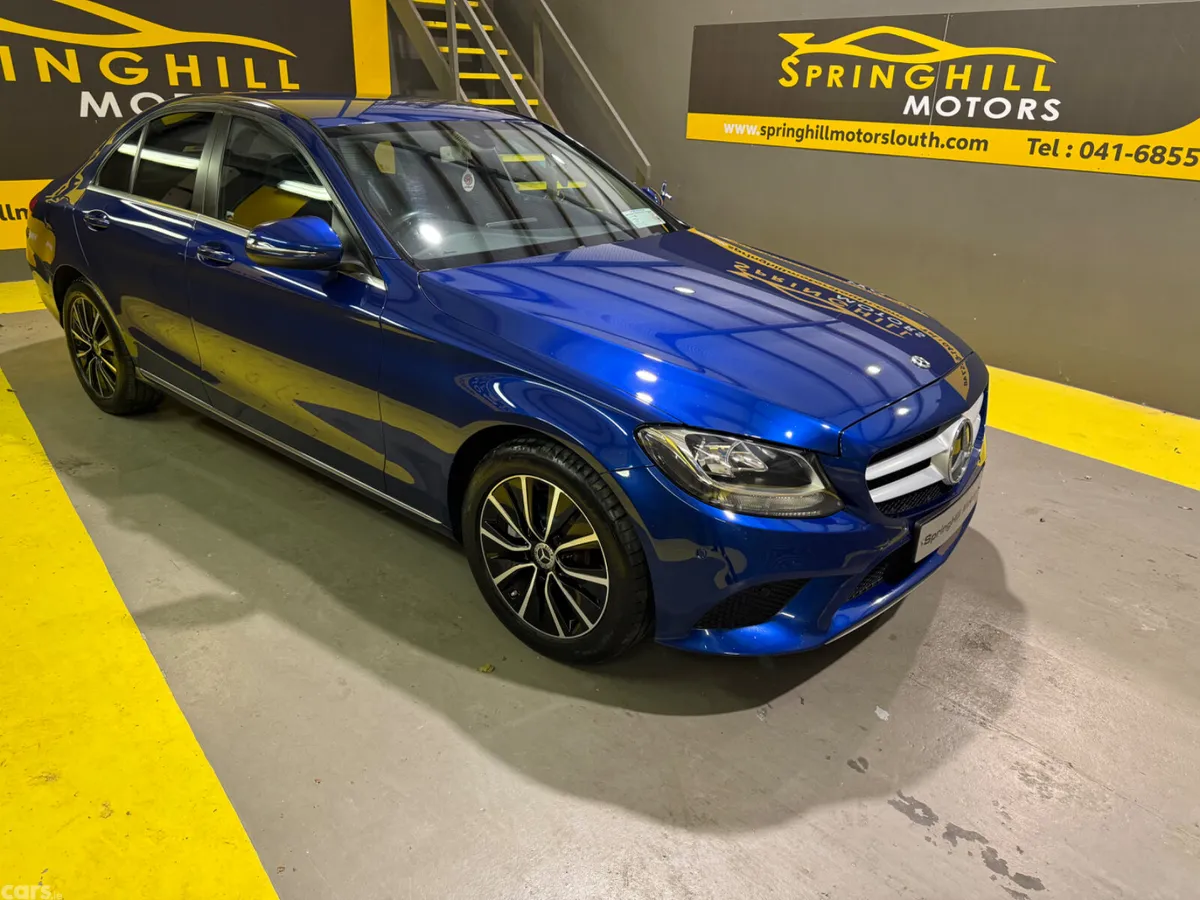 Mercedes-Benz C-Class Saloon, Petrol, 2019, Blue