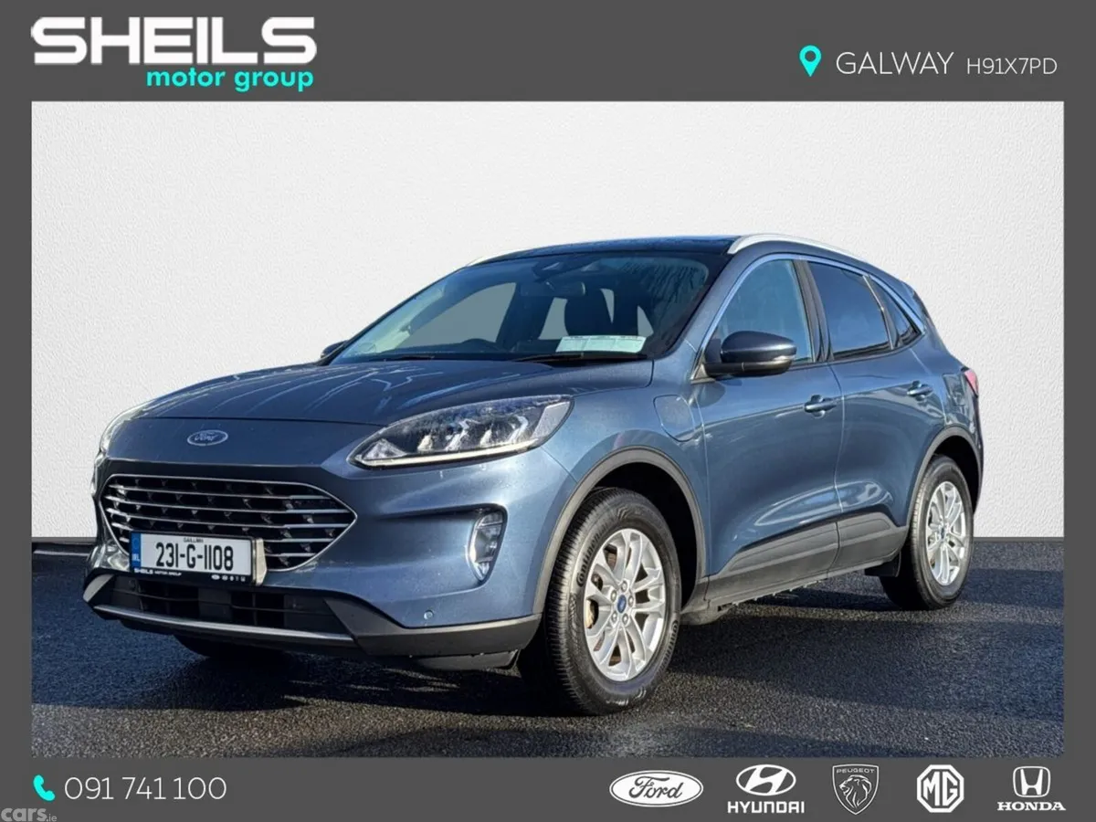 Ford Kuga SUV, Petrol Plug-in Hybrid, 2023, Blue