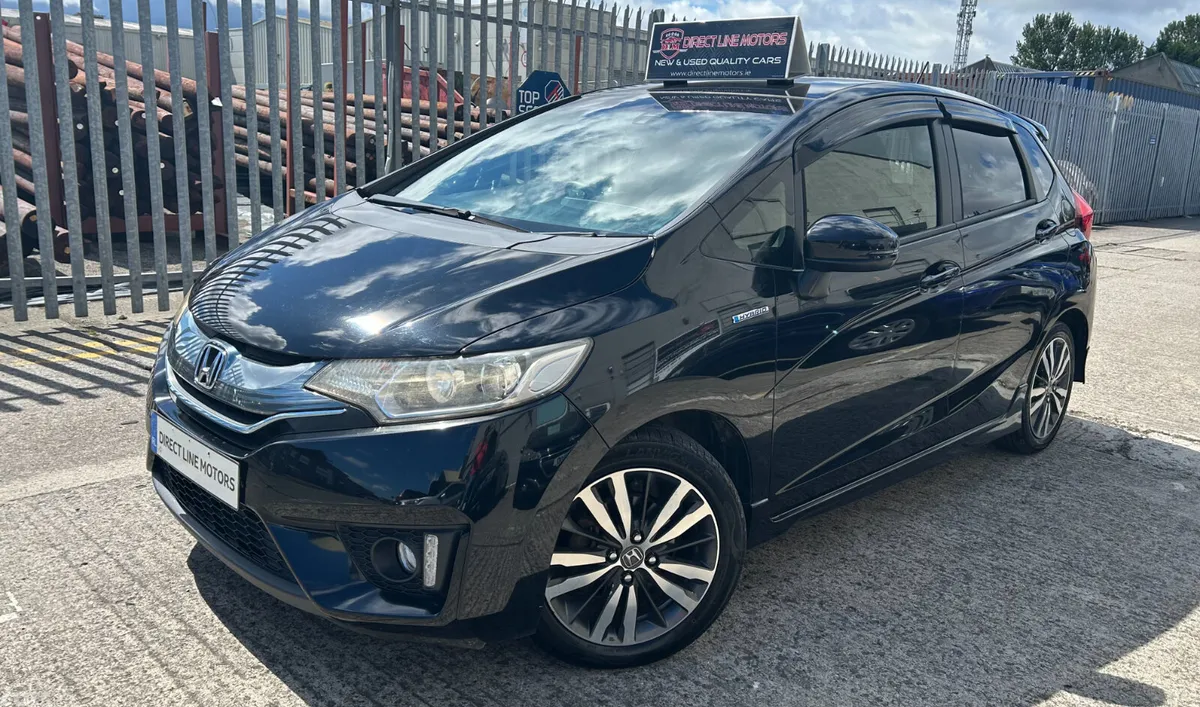 Honda Fit Hatchback, Petrol Hybrid, 2015, Black