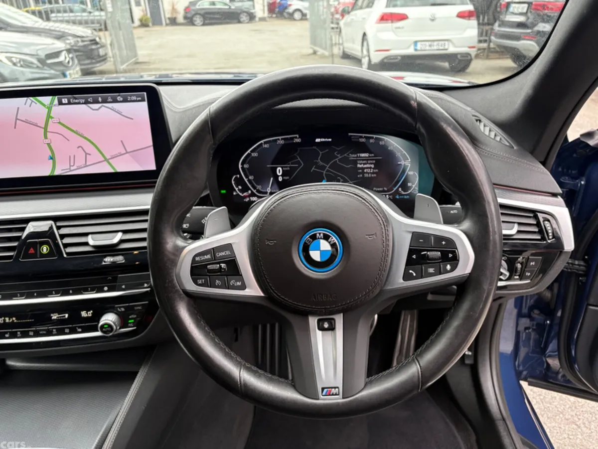 BMW 5-Series Saloon, Petrol Plug-in Hybrid, 2022, Blue