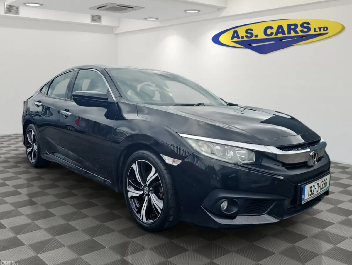 Honda Civic Saloon, Petrol, 2019, Black