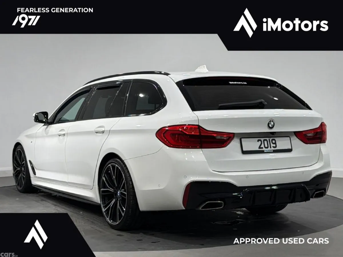 BMW 5-Series Estate, Diesel, 2019, White