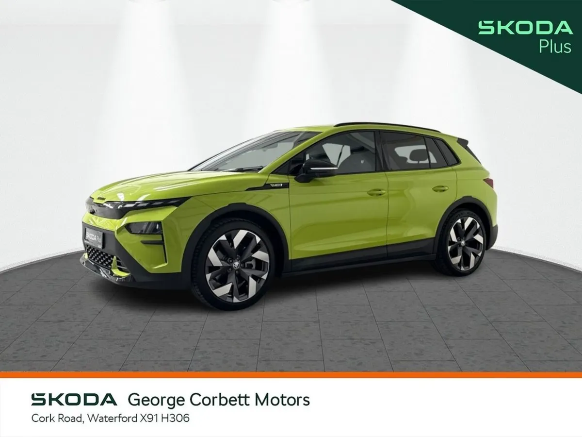 Skoda Elroq SUV, Electric, 2025, Green