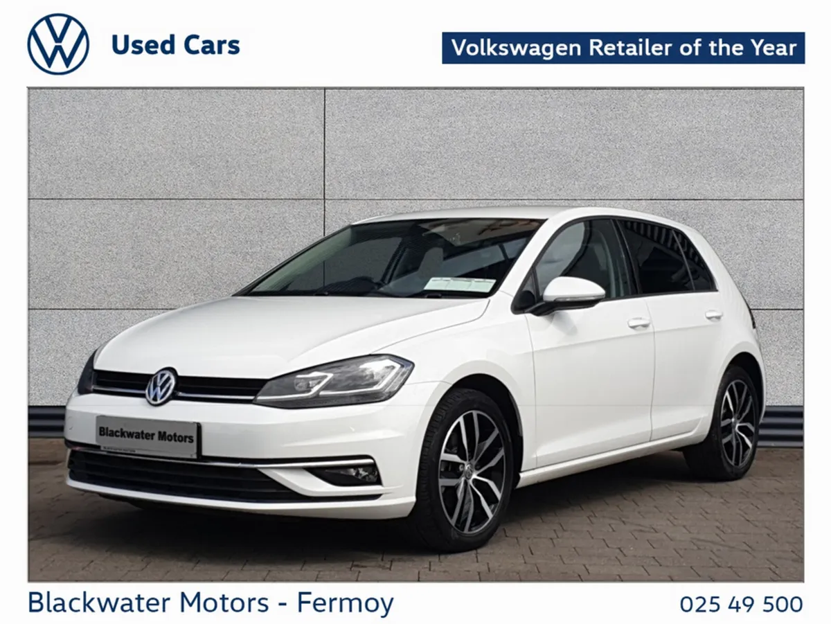 Volkswagen Golf Hatchback, Petrol, 2019, White