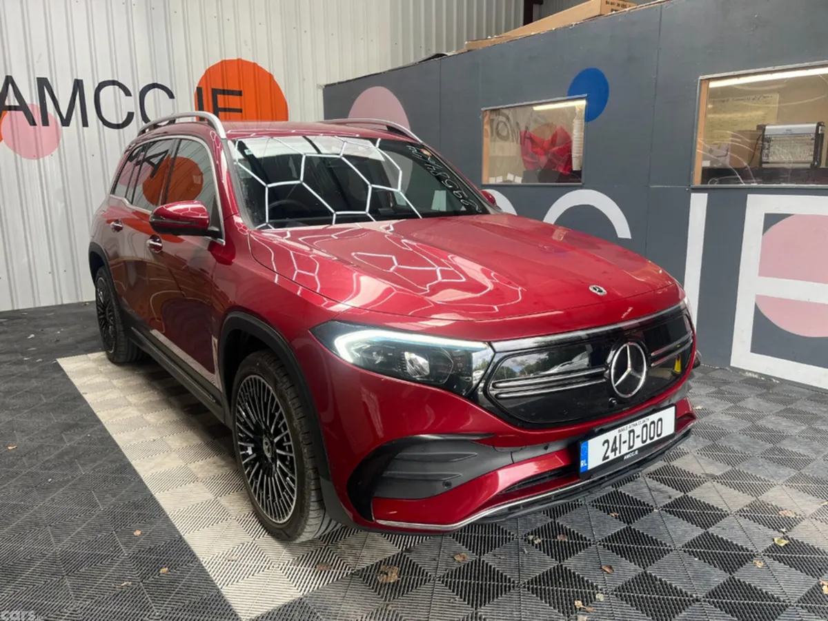 Mercedes-Benz EQB SUV, Electric, 2024, Red