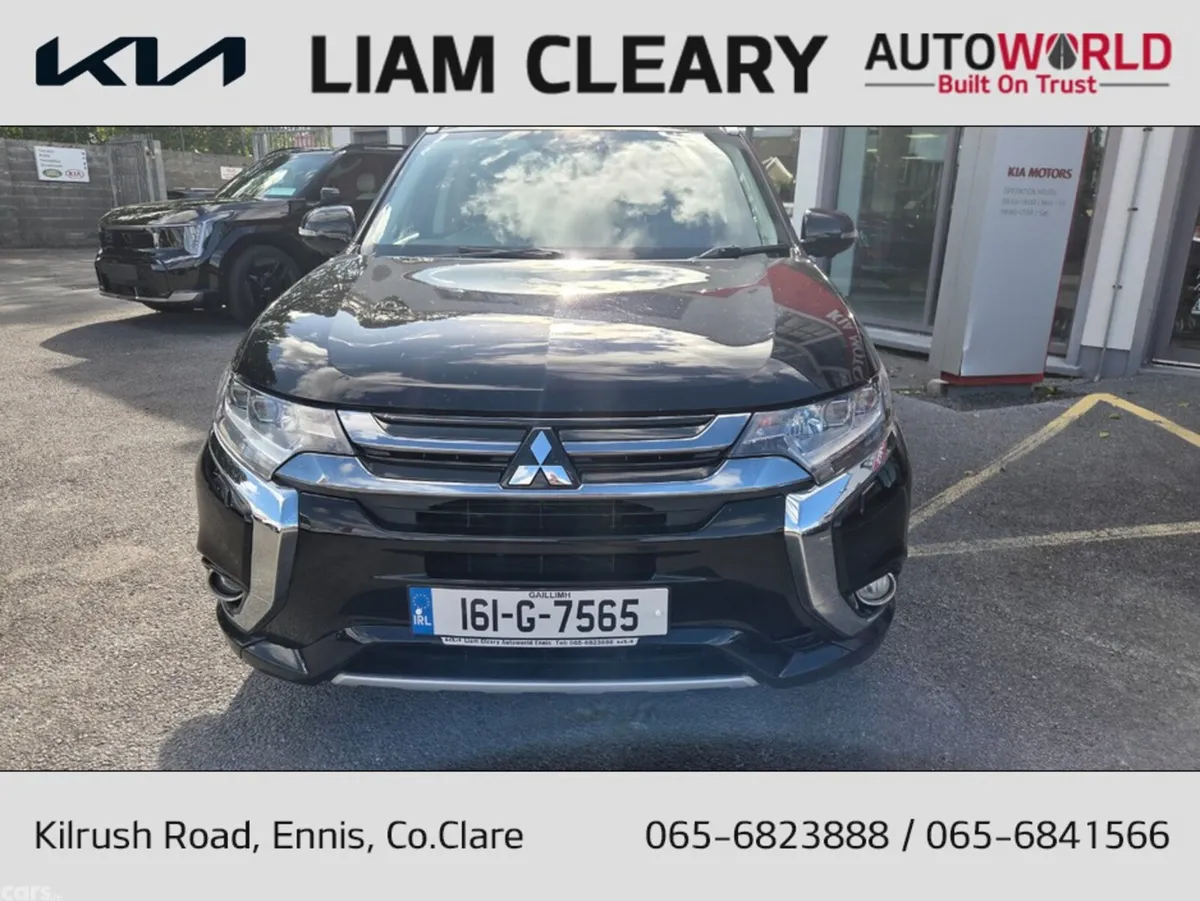 Mitsubishi Outlander Estate, Petrol Plug-in Hybrid, 2016, Black