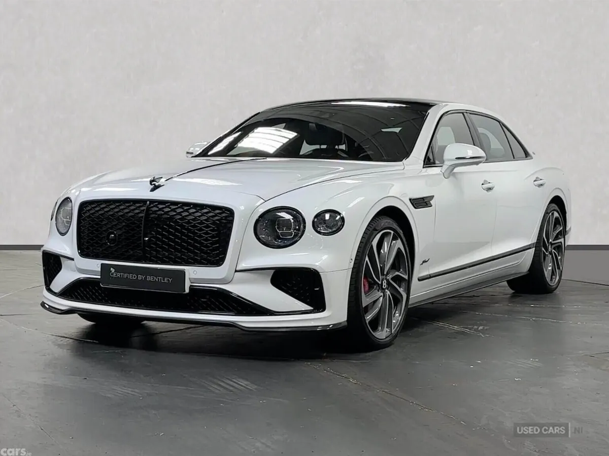 Bentley Flying Spur Saloon, Electric, 2025, White