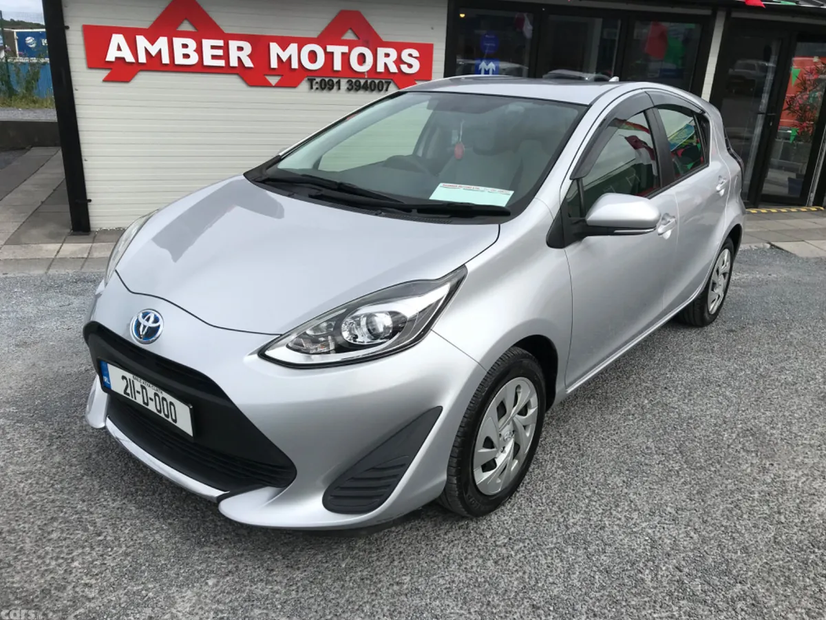 Toyota Aqua Hatchback, Petrol Hybrid, 2021, Silver
