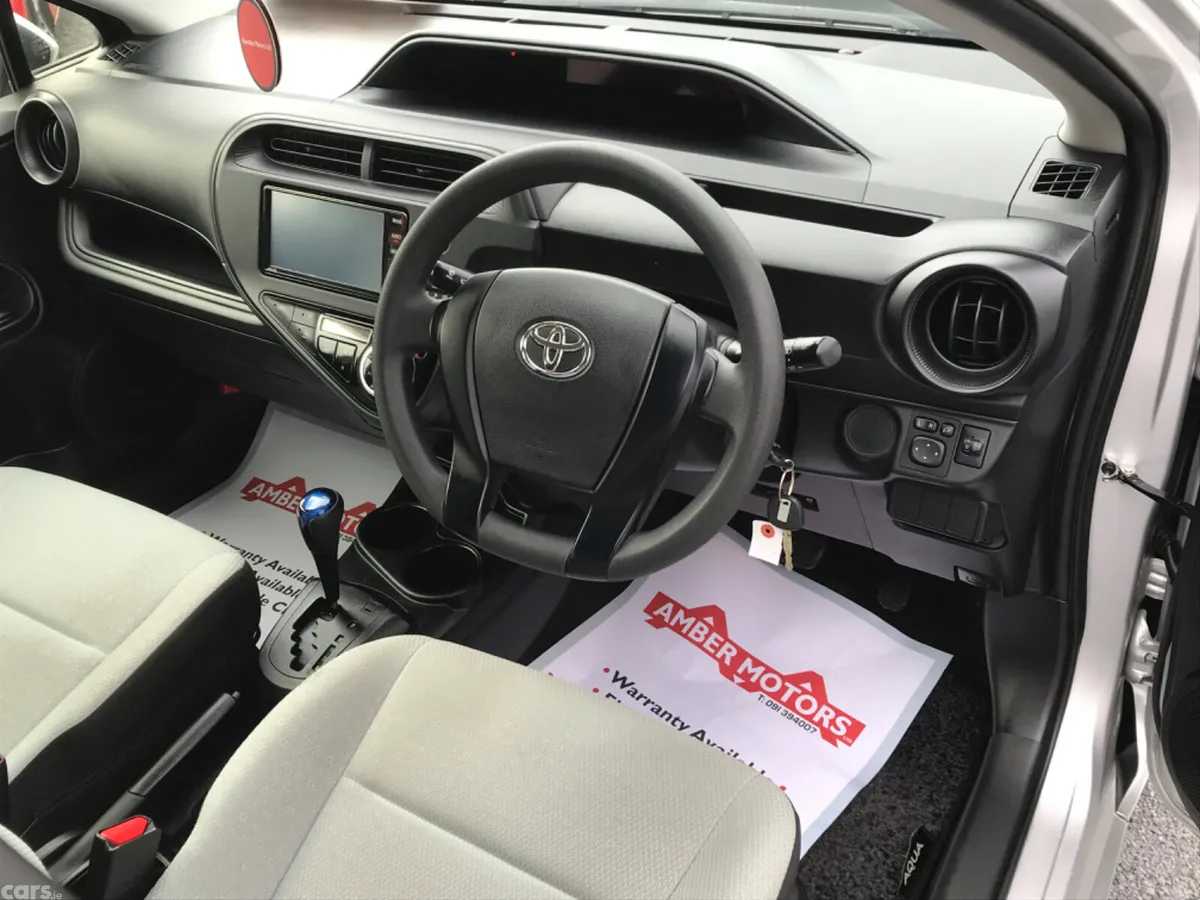 Toyota Aqua Hatchback, Petrol Hybrid, 2021, Silver