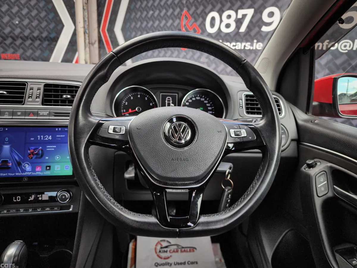 Volkswagen Polo Hatchback, Petrol, 2016, Red