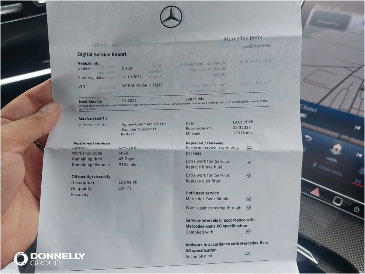 Mercedes-Benz C-Class Estate, Petrol, 2023, Black