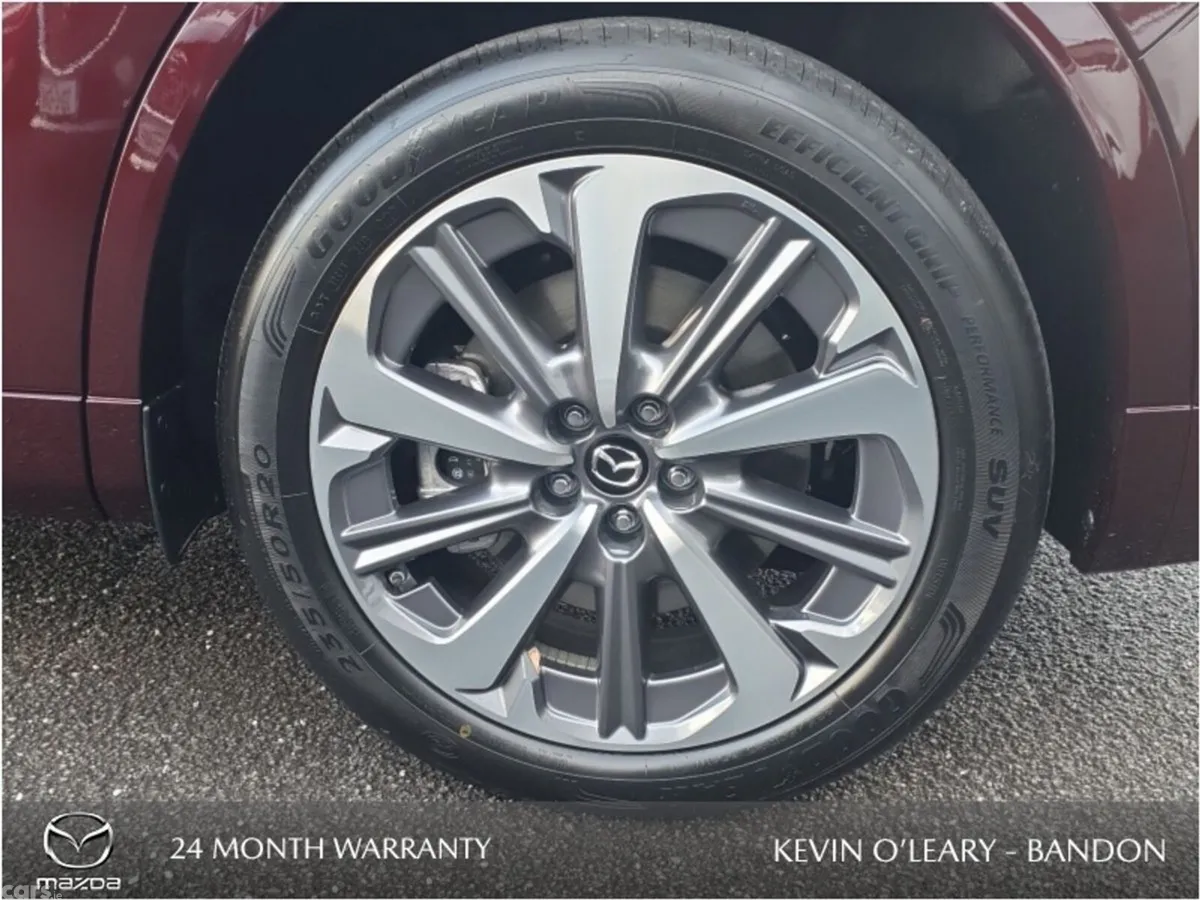 Mazda CX-80 SUV, Petrol Plug-in Hybrid, 2026, Red