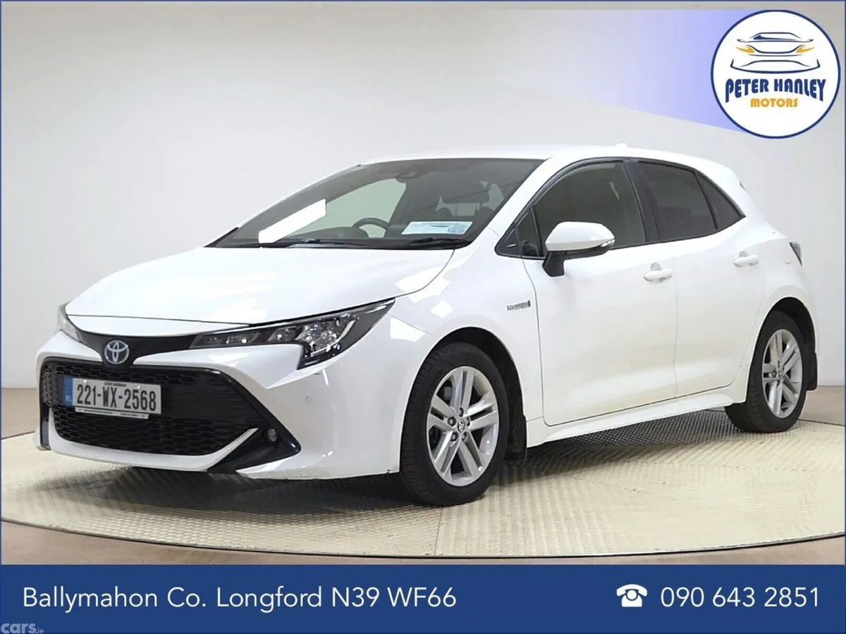 Toyota Corolla Hatchback, Petrol Hybrid, 2022, White