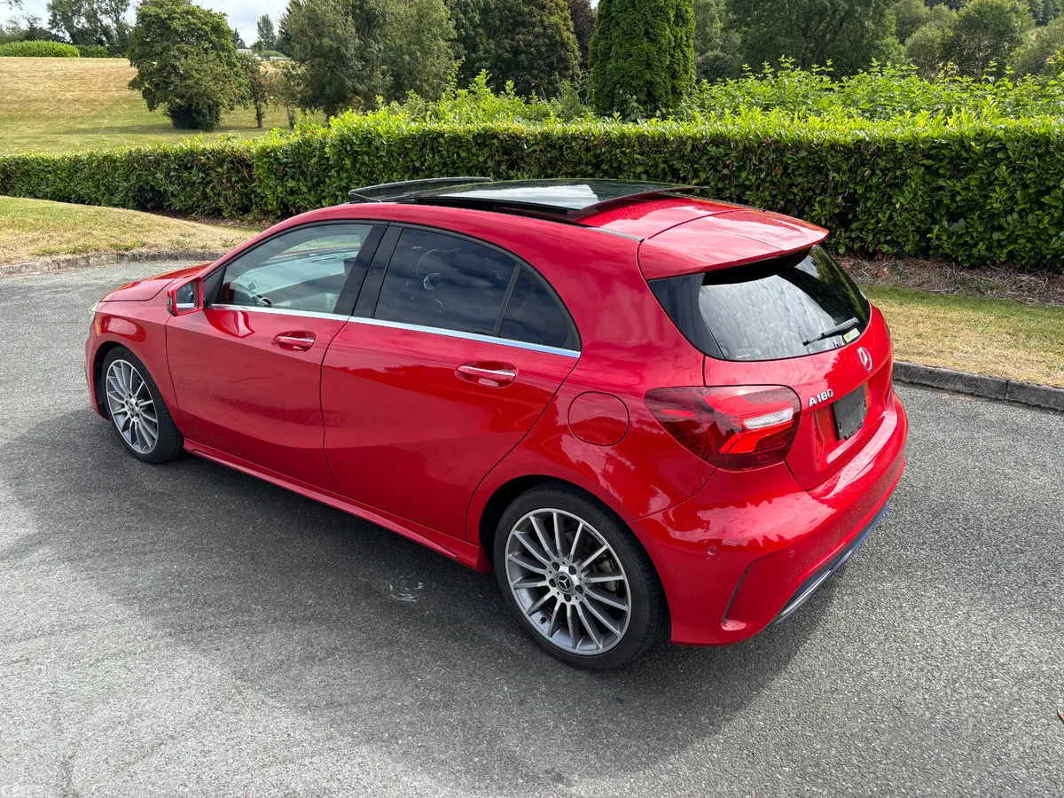 Mercedes-Benz A-Class Saloon, Petrol, 2017, Red