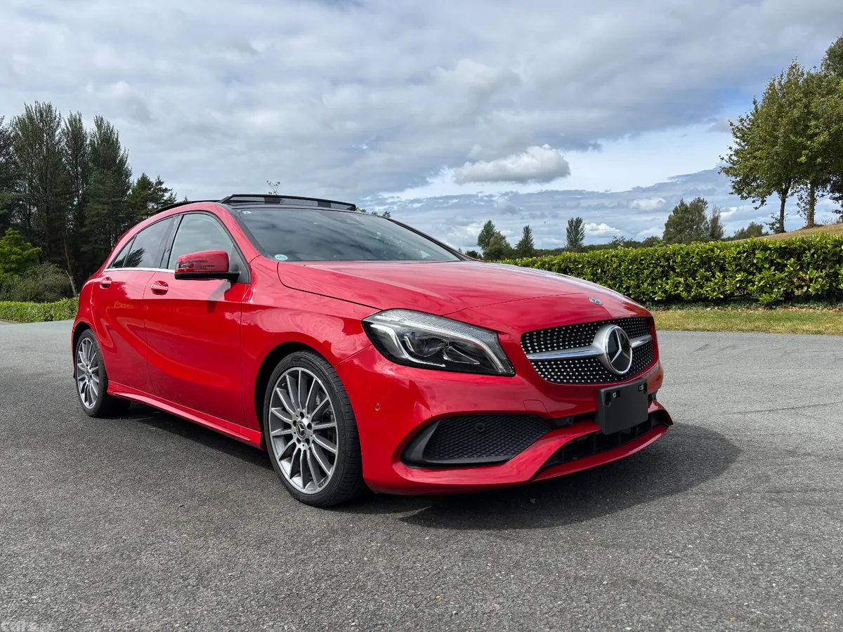 Mercedes-Benz A-Class Saloon, Petrol, 2017, Red