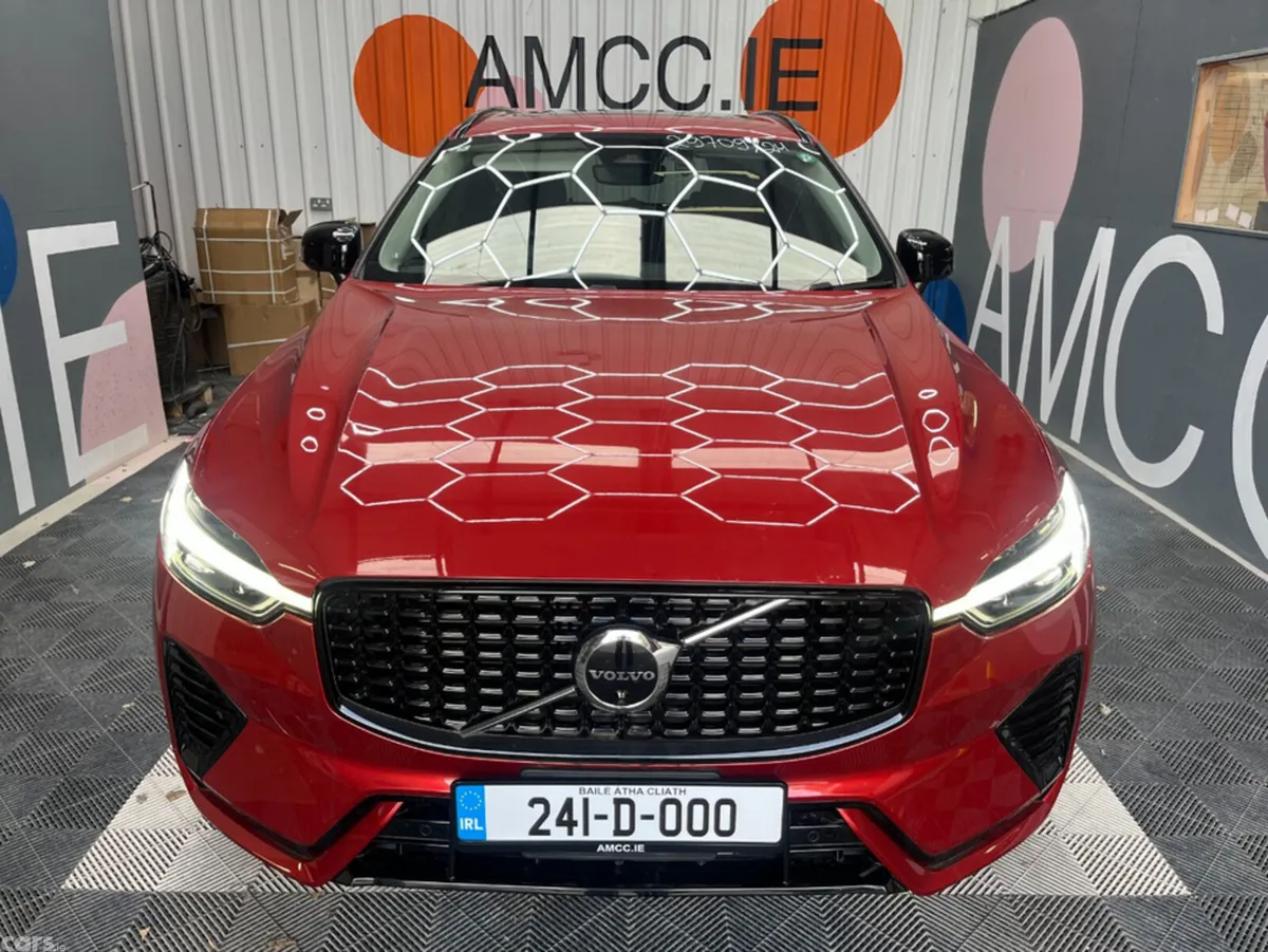 Volvo XC60 SUV, Petrol Plug-in Hybrid, 2024, Red