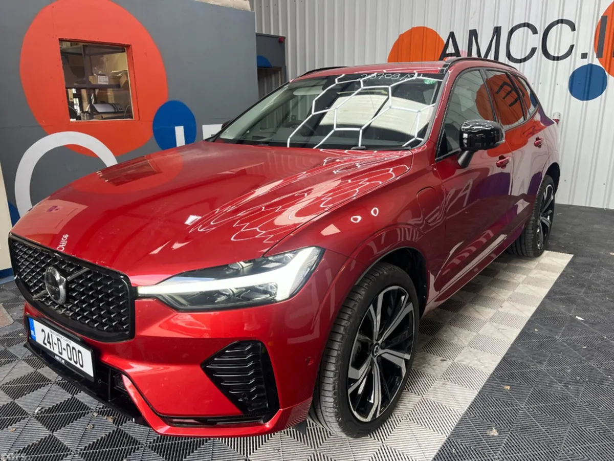 Volvo XC60 SUV, Petrol Plug-in Hybrid, 2024, Red
