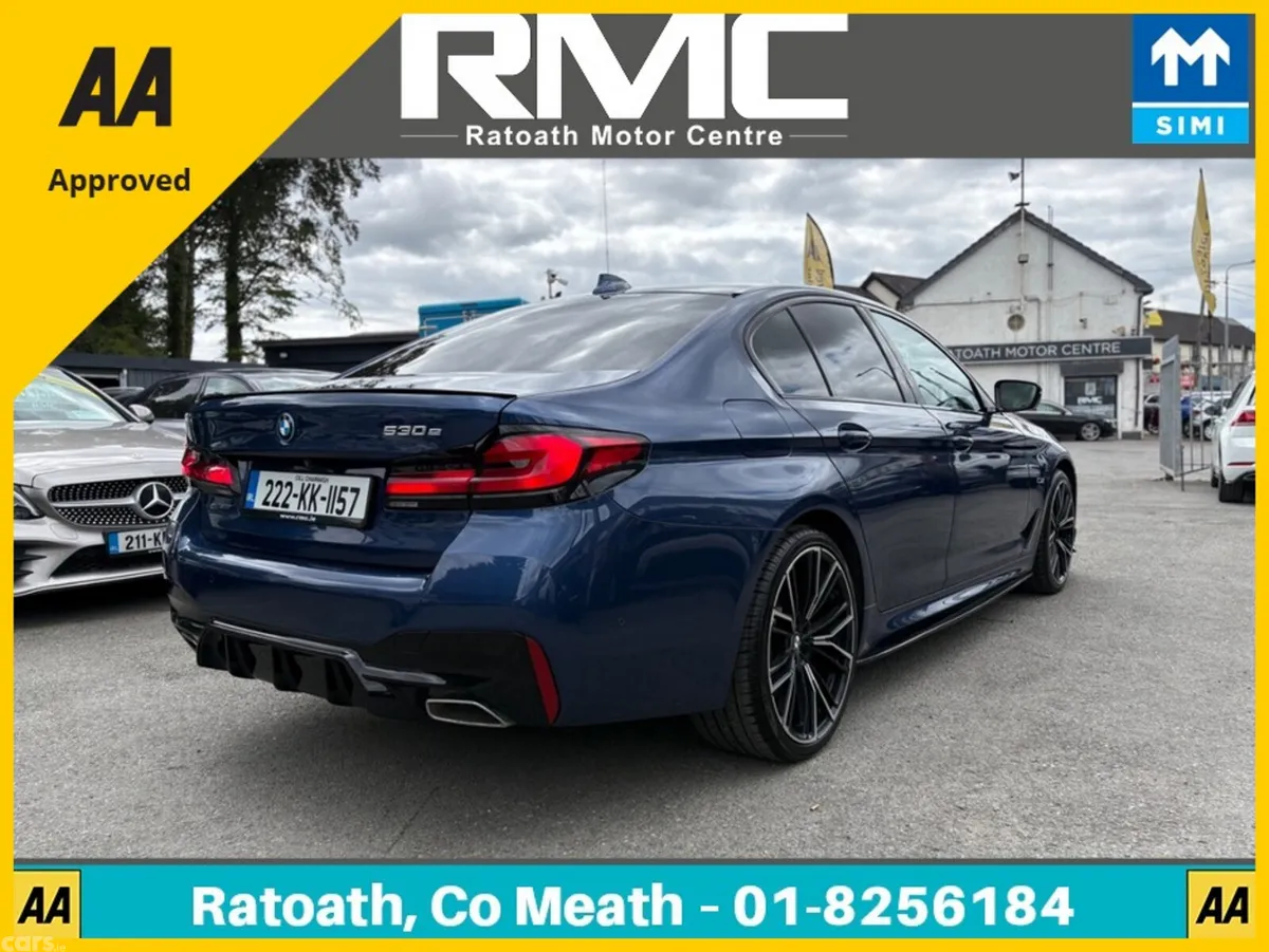 BMW 5-Series Saloon, Petrol Plug-in Hybrid, 2022, Blue