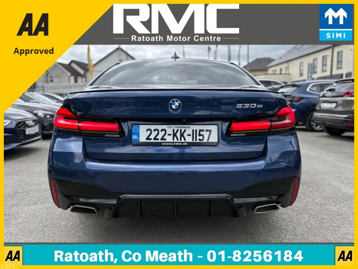 BMW 5-Series Saloon, Petrol Plug-in Hybrid, 2022, Blue