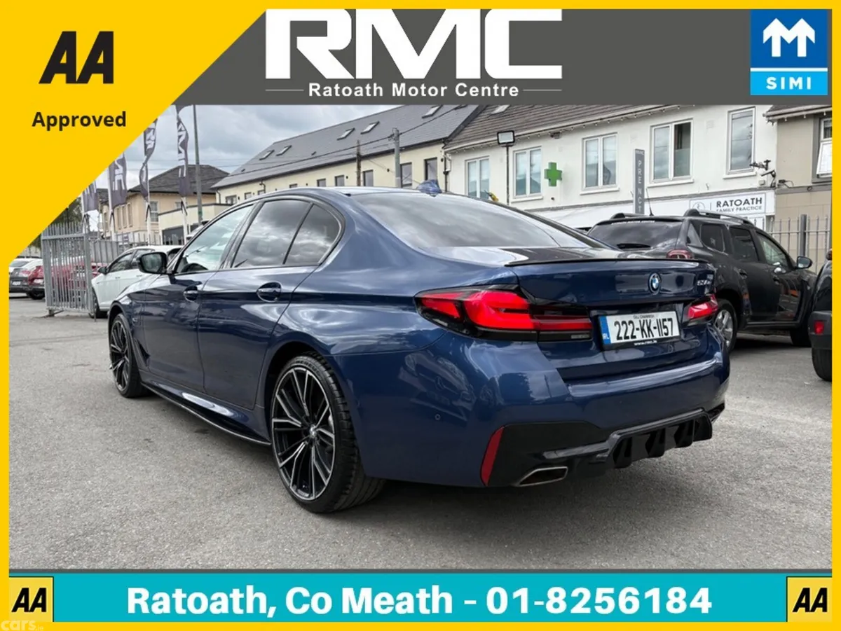 BMW 5-Series Saloon, Petrol Plug-in Hybrid, 2022, Blue