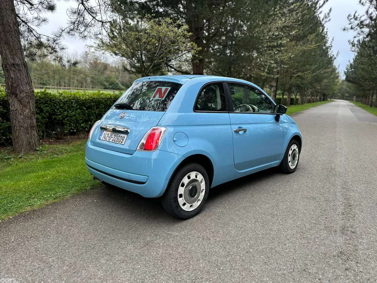Fiat 500 Hatchback, Petrol, 2014, Blue