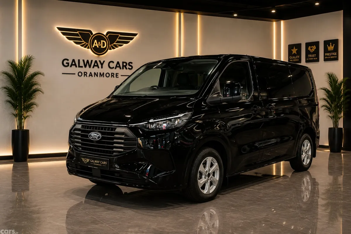 Ford Transit Custom Van, Petrol Plug-in Hybrid, 2025, Black