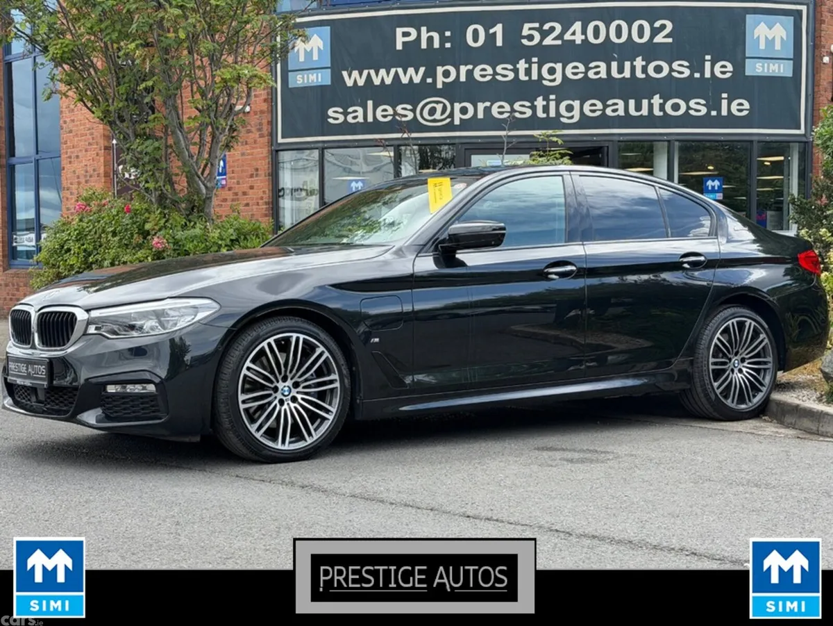 BMW 5-Series Saloon, Petrol Plug-in Hybrid, 2017, Black