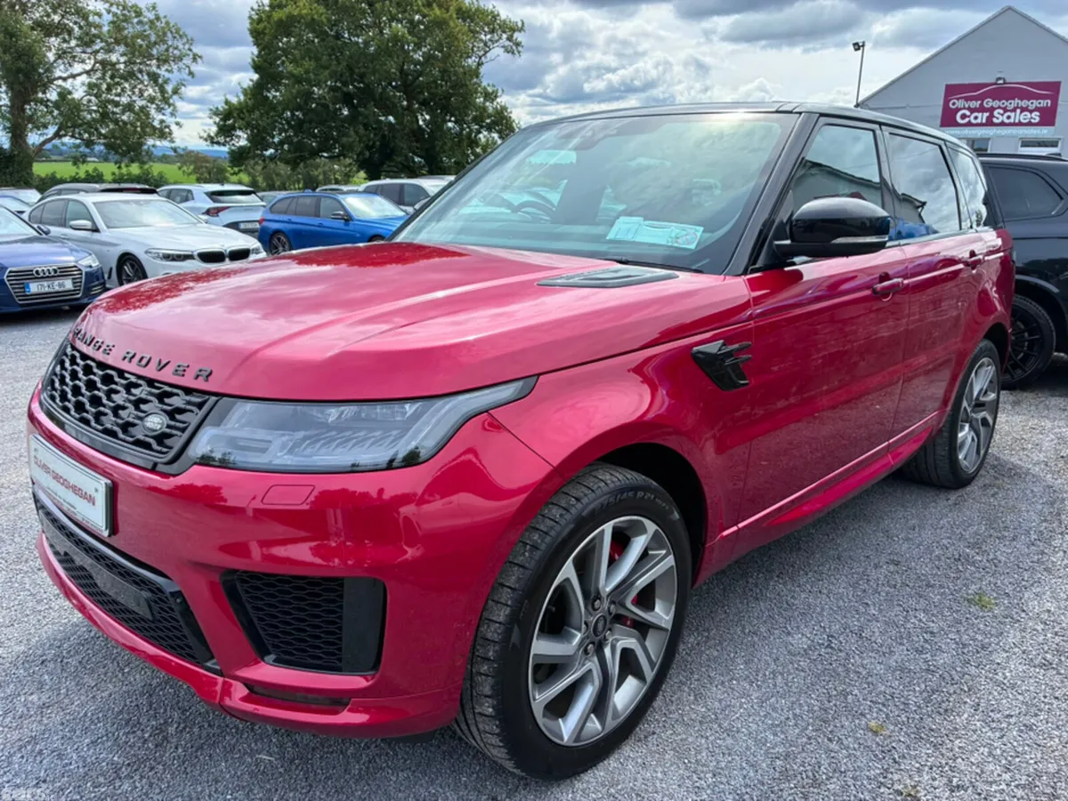 Land Rover Range Rover Sport SUV, Petrol Plug-in Hybrid, 2021, Red