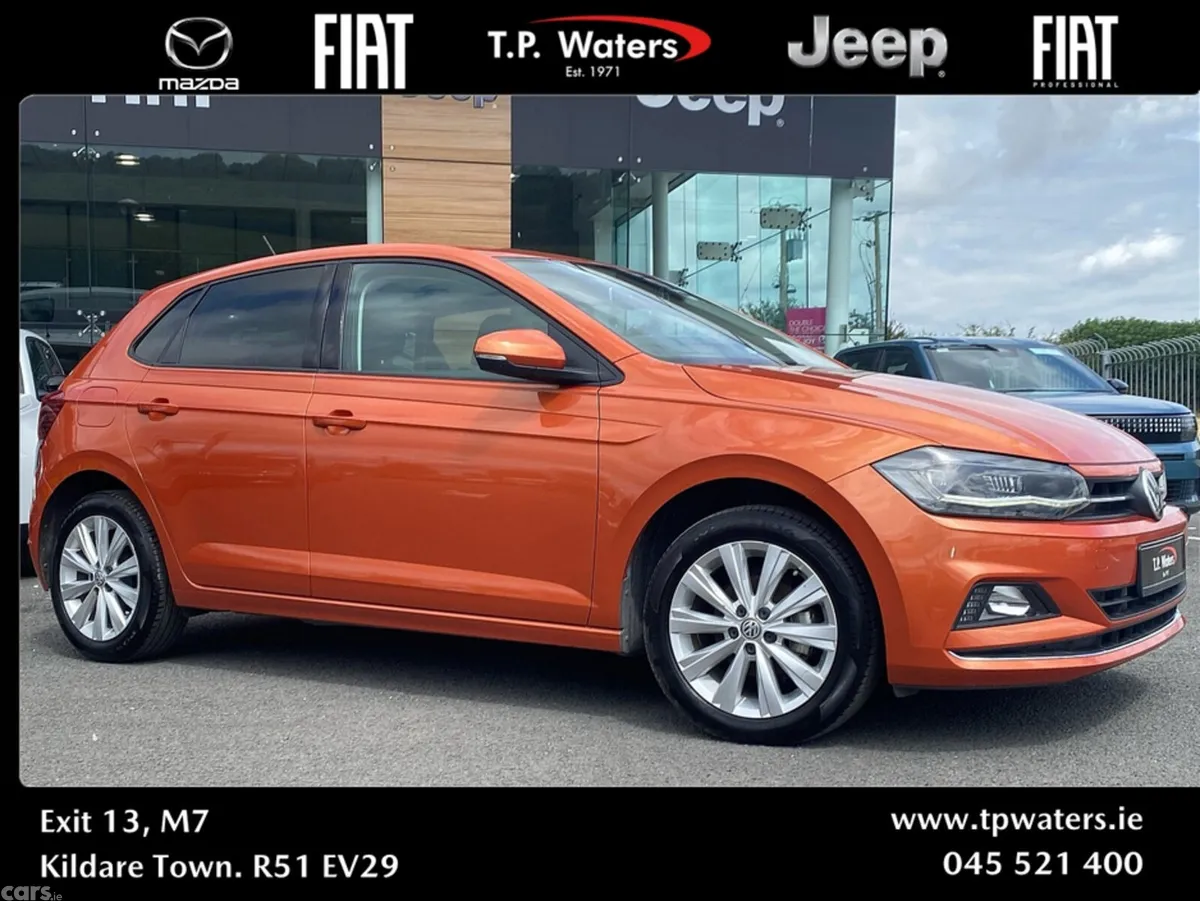 Volkswagen Polo Hatchback, Petrol, 2018, Orange